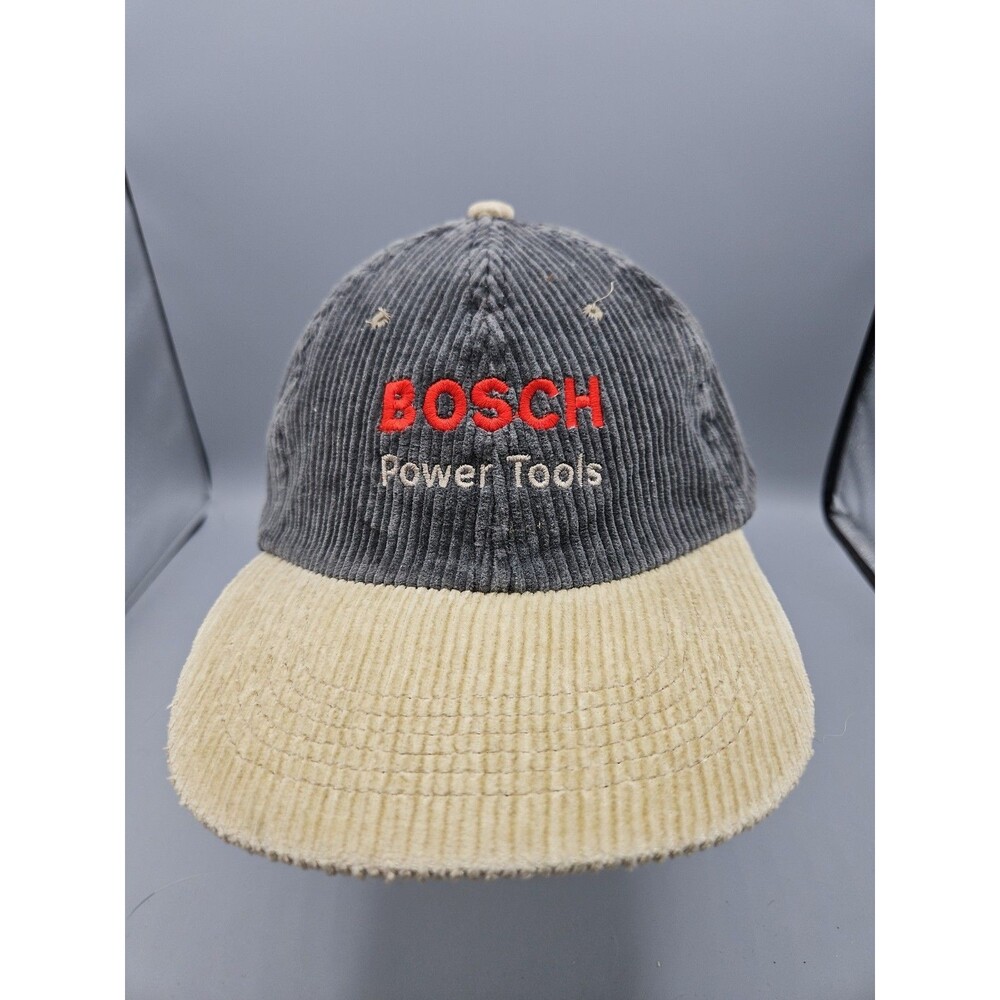 Bosch Power Tools Baseball Cap Snapback Men's Adjustable Corduroy Vintage Hat